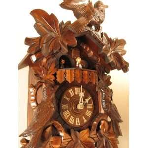  Cuckoo Clocks, Black Forest, Musical, Deep Carved, Model 