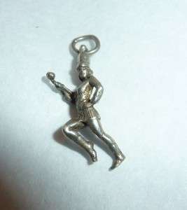 Vintage Silver Charm Majorette Marching Band Drum Corp Member!!  