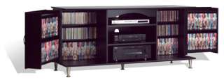 Plasma LCD TV Stand w/ Large CD/DVD Media Storage  