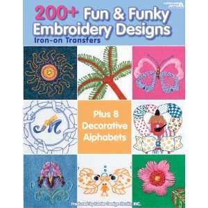 200+ Fun & Funky Embroidery Designs Iron on Transfers (Leisure Arts 