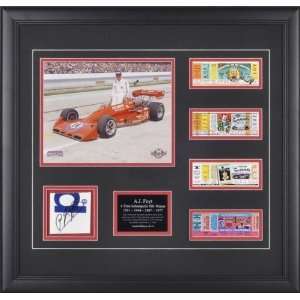  A.J. Foyt 4   Time Indianapolis 500Â® Winner Framed 8x10 