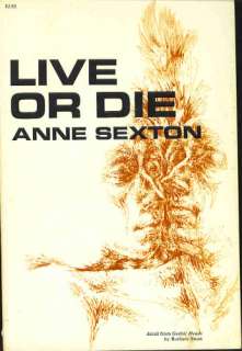 Live or Die Anne Sexton front cover