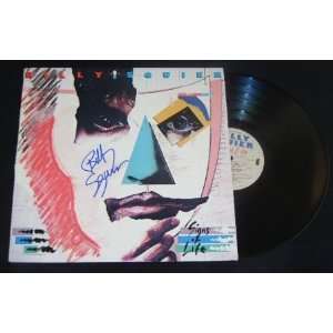 Billy Squier Signs of Life   Signed Autographed   Record Album Vinyl 