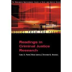   Research (Criminal Justice Series) [Paperback] Carl Pope Books