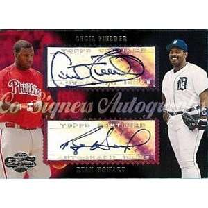 Cecil Fielder and Ryan Howard 2006 Topps Co Signers # CS 70 