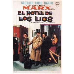   Spanish 27x40 Groucho Marx Harpo Marx Chico Marx