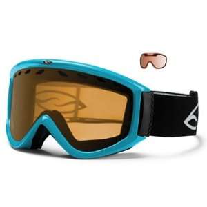  Smith Cascade Pro Airflow Series Ski Goggles   Coral Blue 