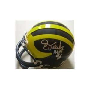 Dan Dierdorf autographed Football Mini Helmet (Michigan Wolverines)