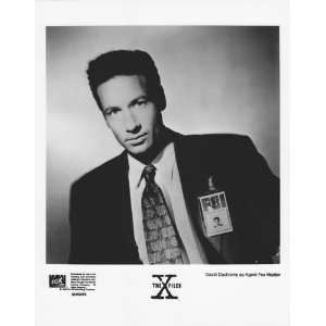  X FILES DAVID DUCHOVNY AGENT FOX MULDER ID BADGE 8X10 