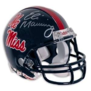 Eli Manning Signed Ole Miss Rebels Mini Helmet