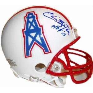  Elvin Bethea autographed Football Mini Helmet (Houston 