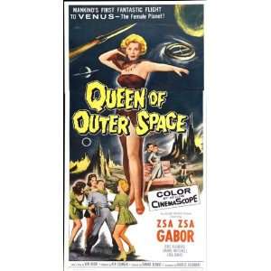   Outer Space Poster B 27x40 Zsa Zsa Gabor Eric Fleming Laurie Mitchell