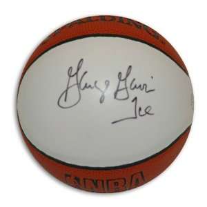 George Gervin Autographed Mini Basketball Inscribed Ice