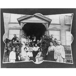  Clara Barton,Mrs Rich on porch,Barton house,Glen Echo,MD 