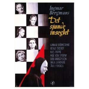 The Seventh Seal (1957) 27 x 40 Movie Poster Foreign Style A:  