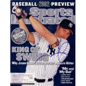 Jason Giambi autographed New York Yankees 2002 Sports Illustrated