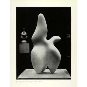 1953 Print Jean Arp Sculpture Art Zurich Switzerland Abstract Organic 