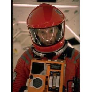  Actor Keir Dullea in Space Suit in Scene from Motion 