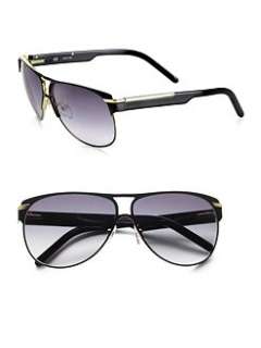 Givenchy   Metal Aviator Sunglasses