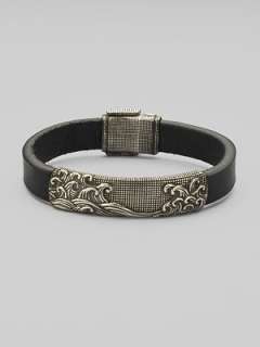 David Yurman   Wave Leather Bracelet    