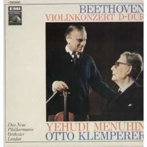   Concerto. Yehudi Menuhin, New Philharmonia Orchestra, Otto Klemperer