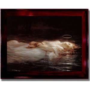 Le Jeune Martyre by Paul Delaroche Mahogany Finish Framed Canvas Ready 