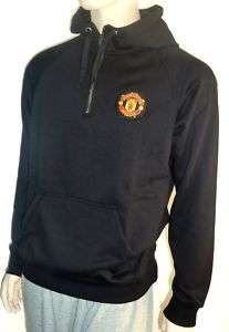 Manchester United Official Half Zip Hoody Sizes S   XXL  