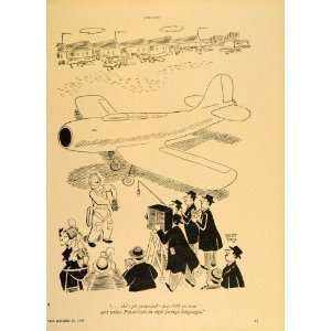  1947 Ad Pepsi Cola Robert Day Cartoon Pilot Plane RARE 