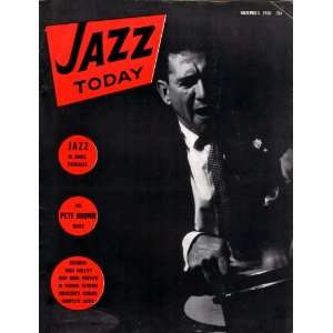   November, 1956.Shelly Manne on Cover Jazz Today Books