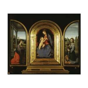  Enthroned Madonna and Child, St Catherine of Alexandria and St 