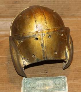 Vintage Notre Dame Leather Helmet,Football Team,Owned by Old Player 