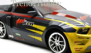 Charcoal/Yellow Ford Mustang Drifter Remote Control Electric Toy Car 1 