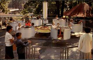 HERSHEY PA Chocolate Town Tubs O Fun Amusement Park Rides Old Postcard 