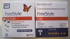 Freestyle Lite MAIL ORDER 50 Test Strips @ LOWEST $$$$  