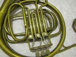 RARE VINTAGE MARTIN BAND FRENCH HORN W/4 TUNING CROOKS SUPER COOL