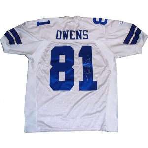 Terrell Owens Dallas Cowboys Autographed White Reebok Jersey