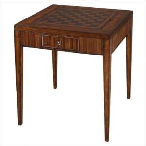 Uttermost Eli Game Table Hand Painted Honey Finish 792977240885  