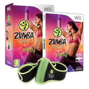 New Zumba Fitness Wii +Belt Keep Fit Music Dancing Game  
