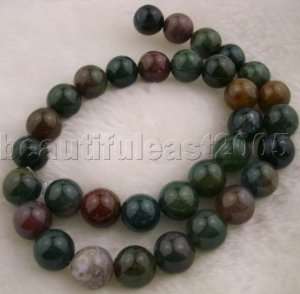 one strand 12mm India agate Gemstone loose beads 15  
