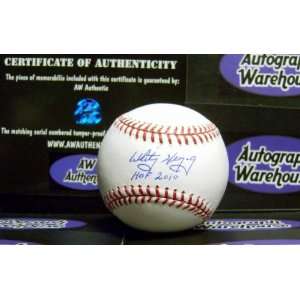  Whitey Herzog Autographed Baseball   inscribed HOF 2010 