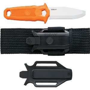   Water Rat (Orange) Dive Knife 3.2 Blunt Tip Blade: Sports & Outdoors