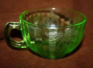 Green Depression Glass   Coffee/Tea Cup  
