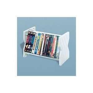 DVD/VHS Stacking Shelf, 25 DVD or 13 VHS Tape Capacity, 15 