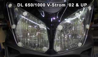 Suzuki Dl 1000 V Strom 02 11 Headlight Guard Len Cover  