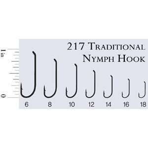 Fly Fishing Hook   JS 217 Traditional Nymph Hook   100 hooks   size 12