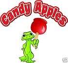 Candy Apples Fruit Stand Concession Food Decal 14
