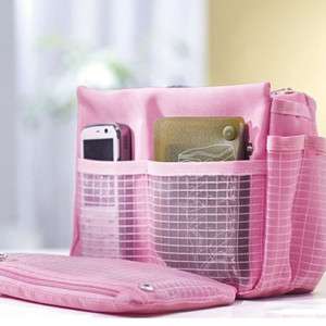 Makeup/ Phone Storage Organizer Multi Bag Pink  