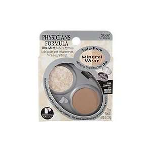 Mineral Eye Shadow Duo Pure Minerals   Brighten & Enhnace Eyes, 1 pc 