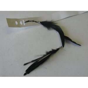  Real Feather Hair Extension with Clip on Black Color 