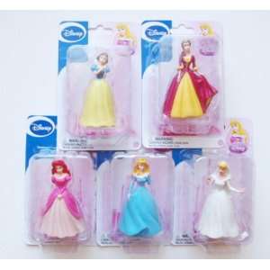  Disney Princess Figurines Set of 5   Snow White, Belle 